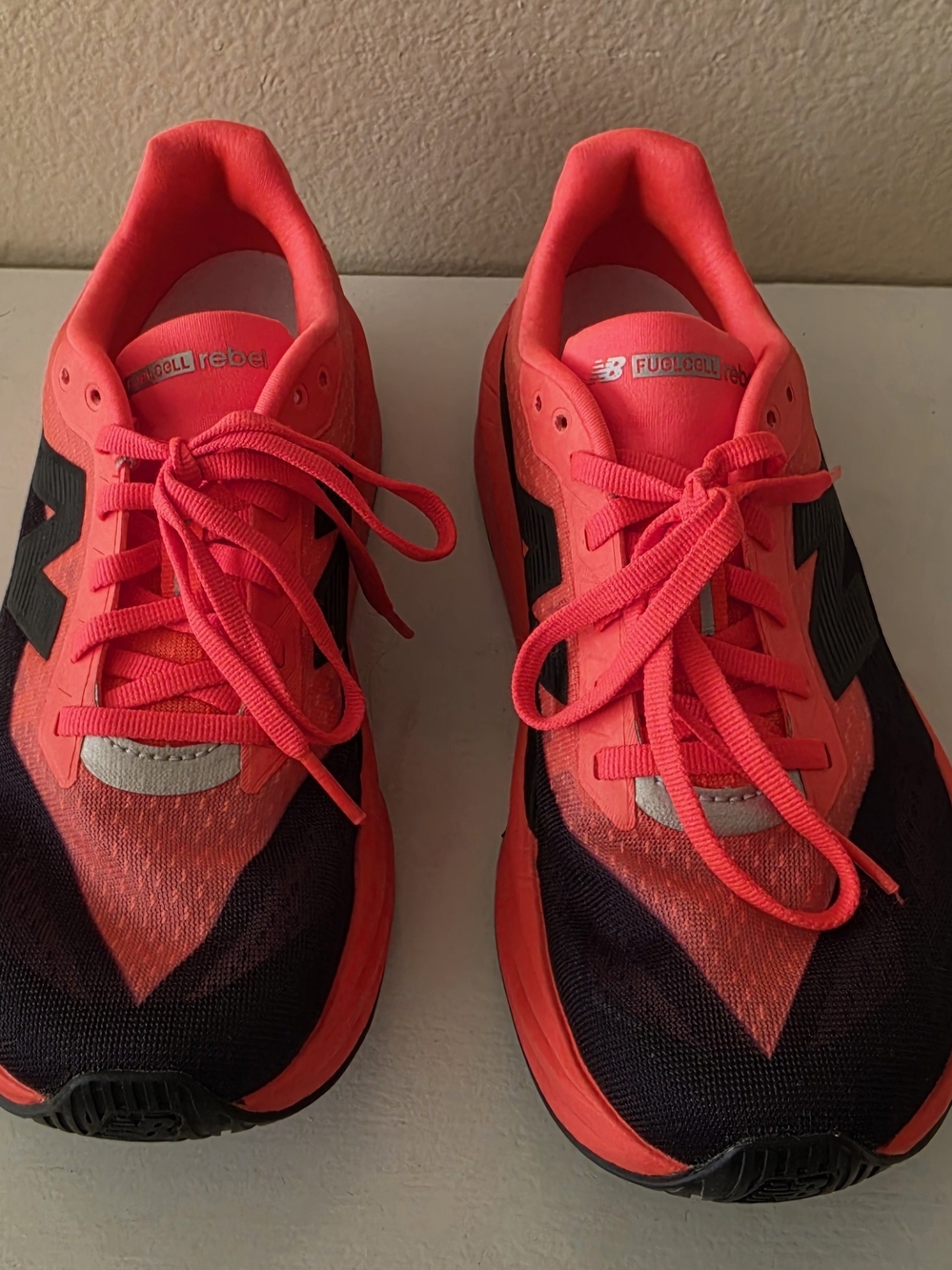 New Balance Women's Orange and Black Athletic Shoes